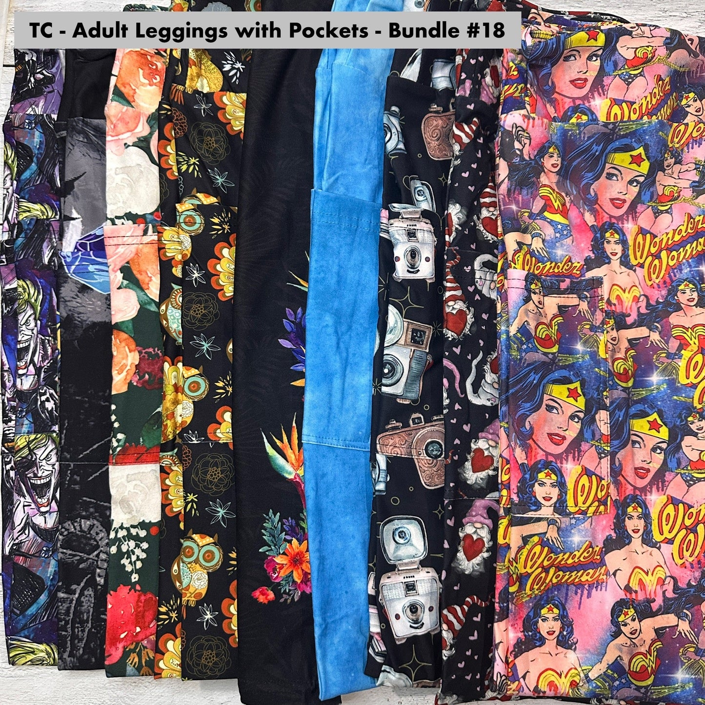 TC - Adult Leggings with Pockets Bundle - 18