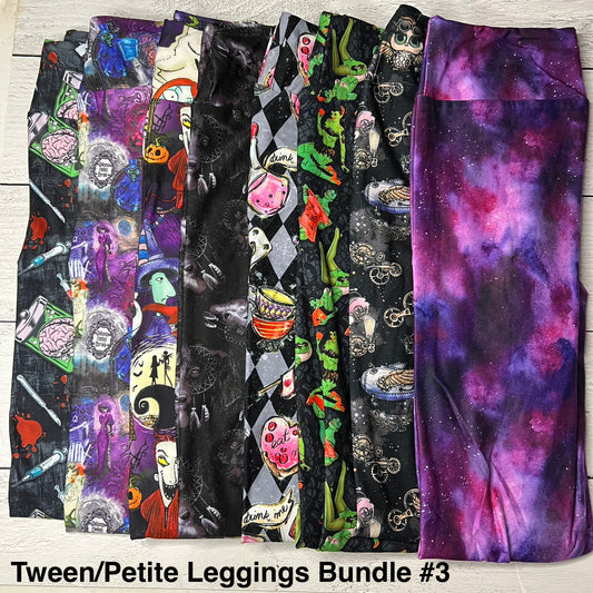 Tween - Petite Adult Leggings Bundle - 3