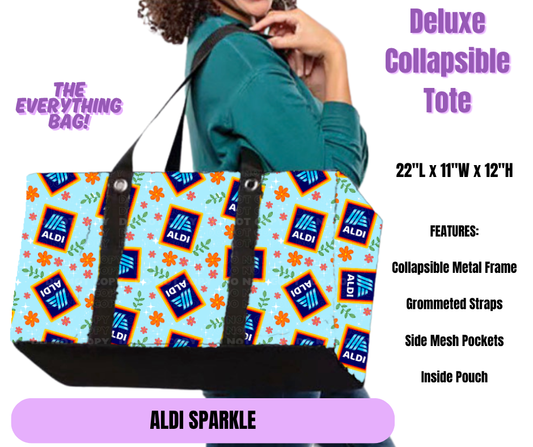 Aldi Sparkle Collapsible Tote