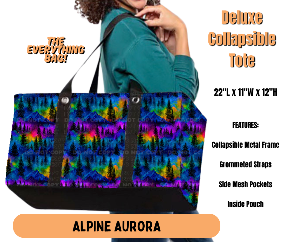 Preorder! Closes 7/2. ETA Oct. Alpine Aurora Collapsible Tote