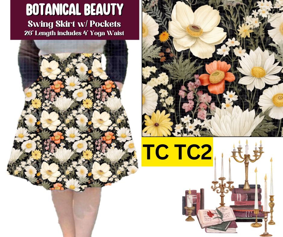 Botanical Beauty Swing Skirt