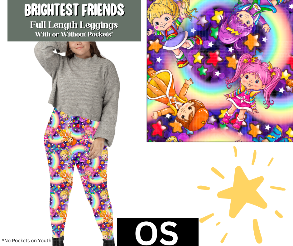 Brightest Friends Full Length Leggings w/ Pockets