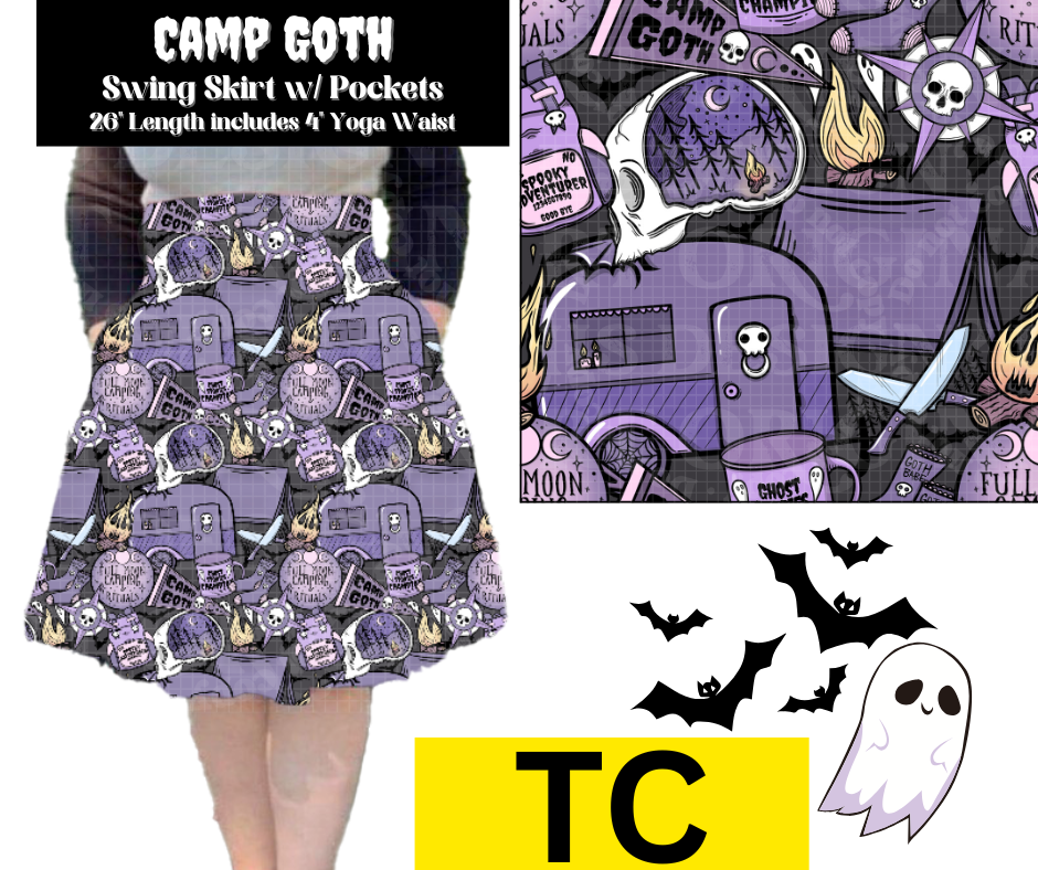 Camp Goth Swing Skirt