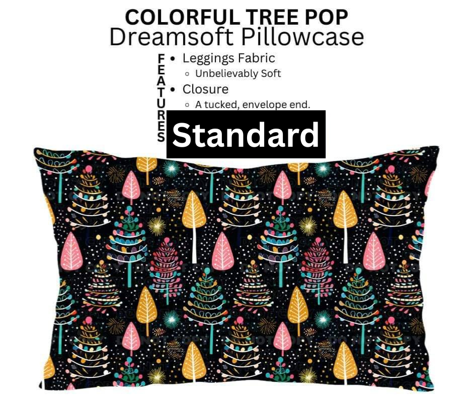 Colorful Tree Pop Dreamsoft Pillowcase