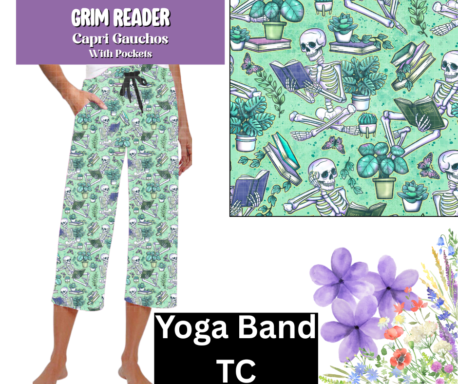 Grim Reader Capri Gauchos