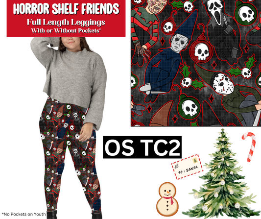 Horror Shelf Friends Full Length Leggings w/ Pockets