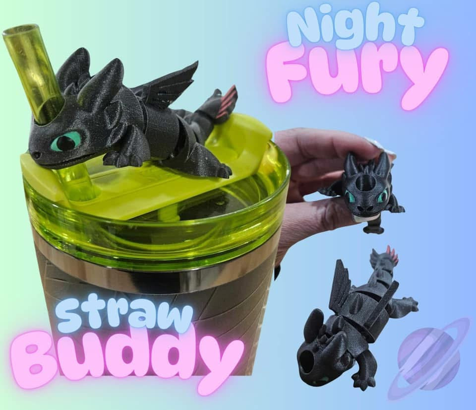 Dark Fury Straw Buddy