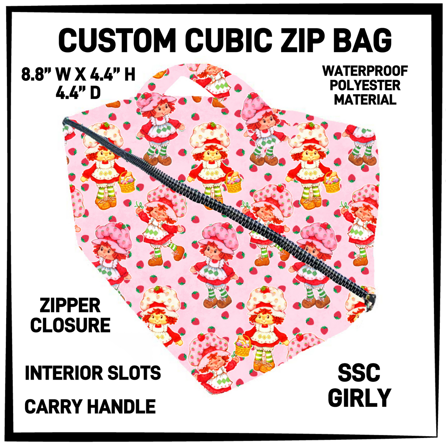 CZ1B - SSC Girly Cubic Zip Bag - Preorder Closing 7/8 ETA: Early Sept