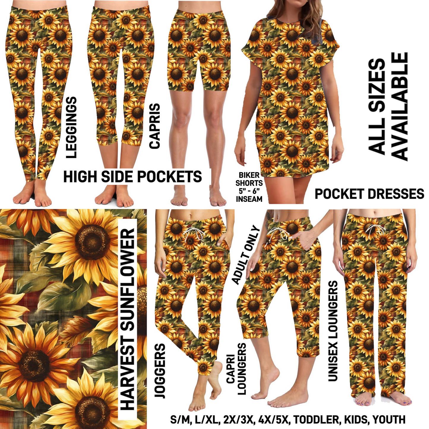 297BT - Harvest Sunflower - Preorder Closing 7/26 ETA: Late Sept