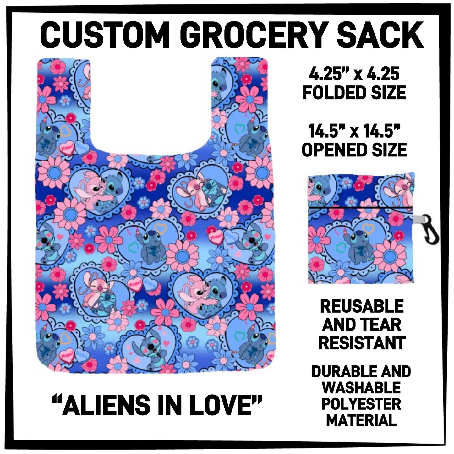 GS3K - Aliens in Love Grocery Sack - Preorder ETA: Mid-Jan