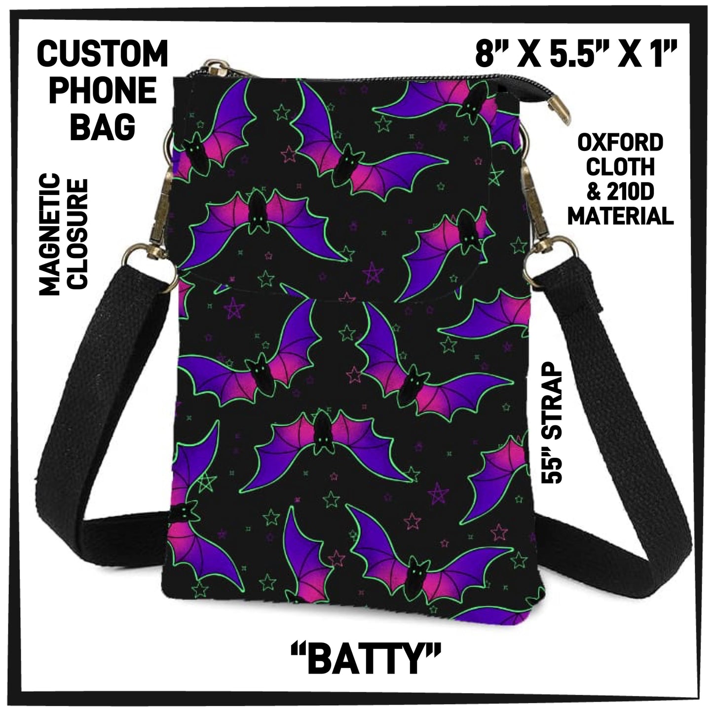 CP3H - Batty Phone Bag - Preorder ETA: Mid-Oct