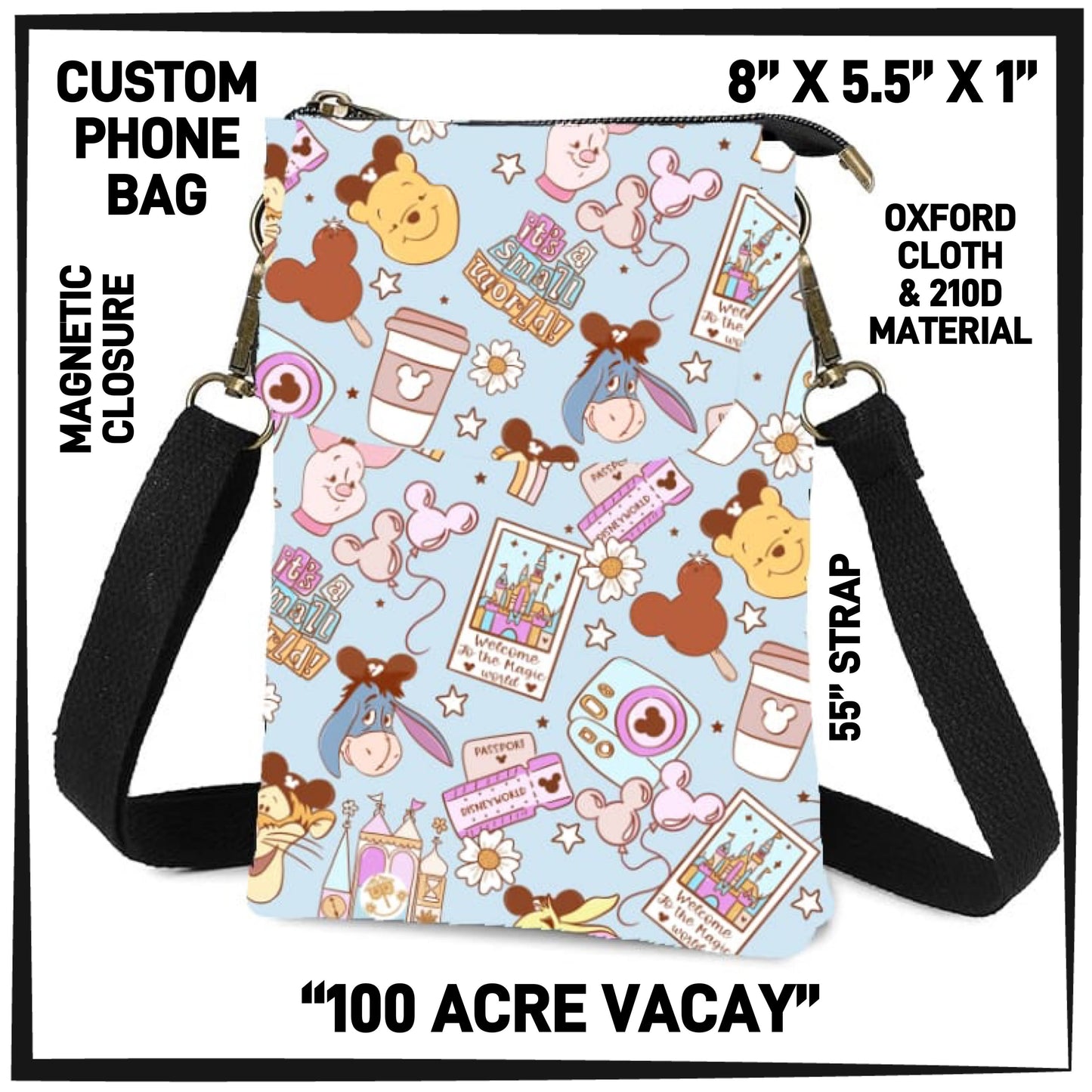 CP3H - 100 Acre Vacay Phone Bag - Preorder ETA: Mid-Oct