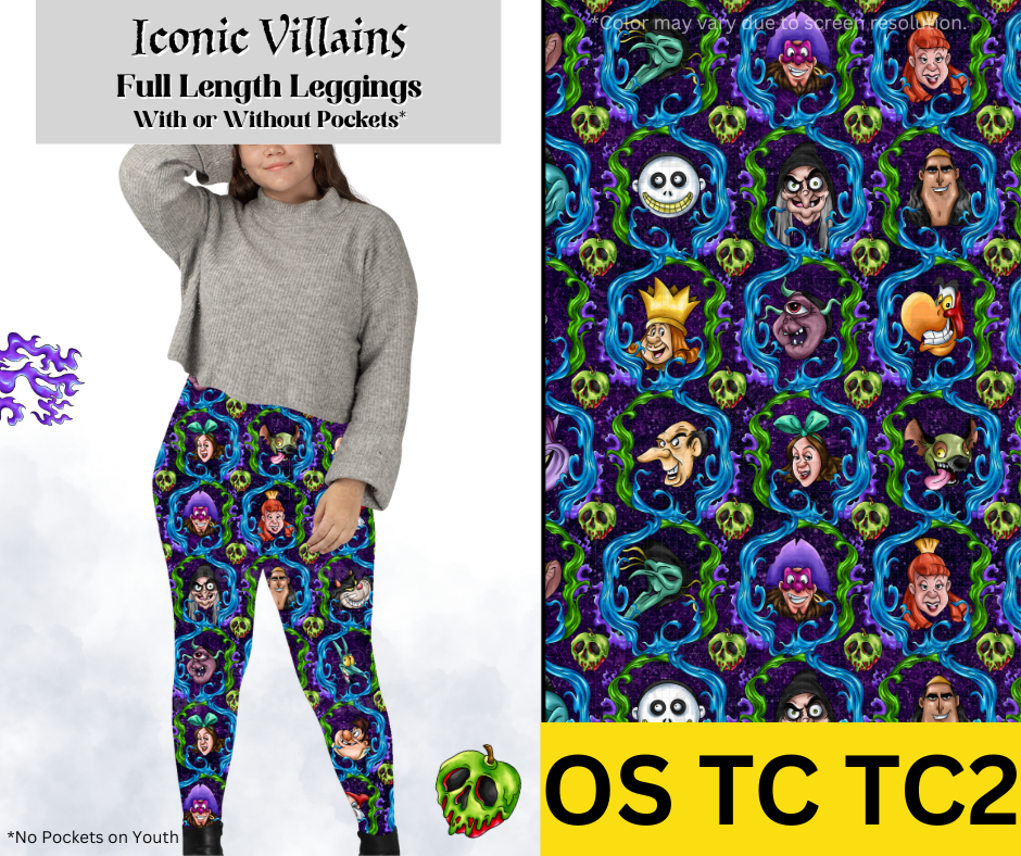 Iconic Villains Full Length Leggings