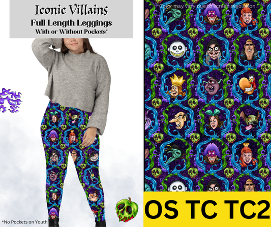 Iconic Villains Full Length Leggings