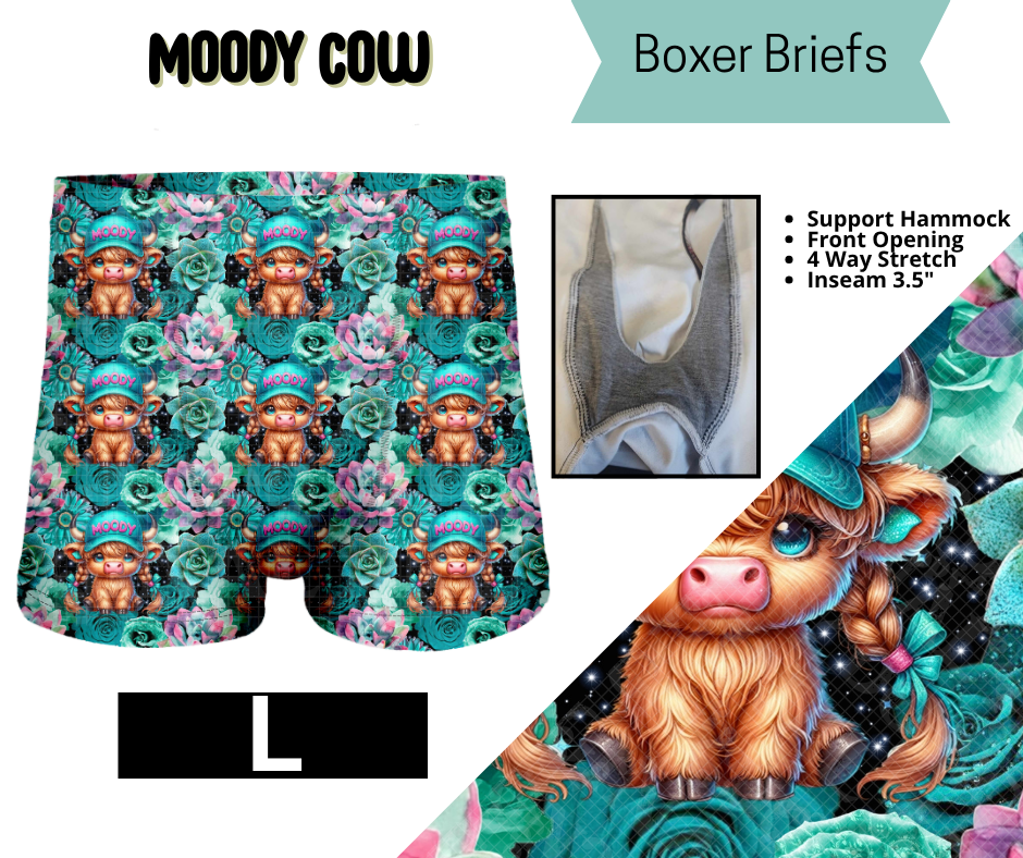 Moody Cow Boxer Briefs