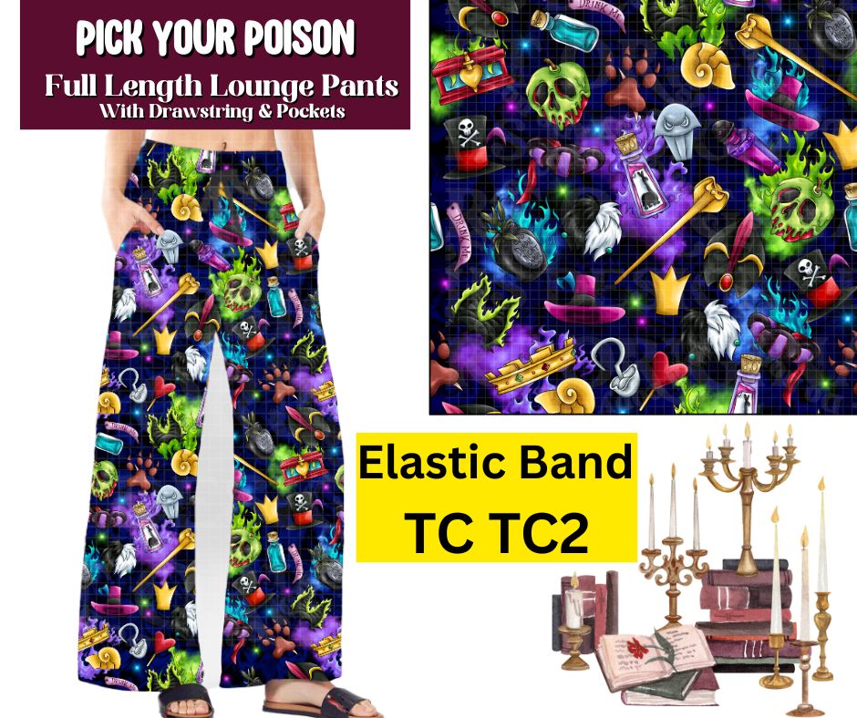 Pick Your Poison Full Length Lounge Pants