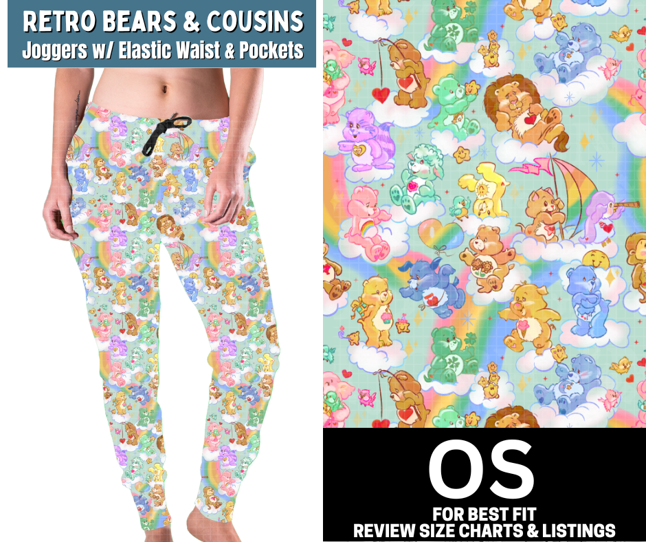 Retro Bears & Cousins Joggers