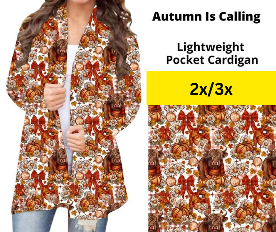 Autumn Is Calling Pocket Cardigan
