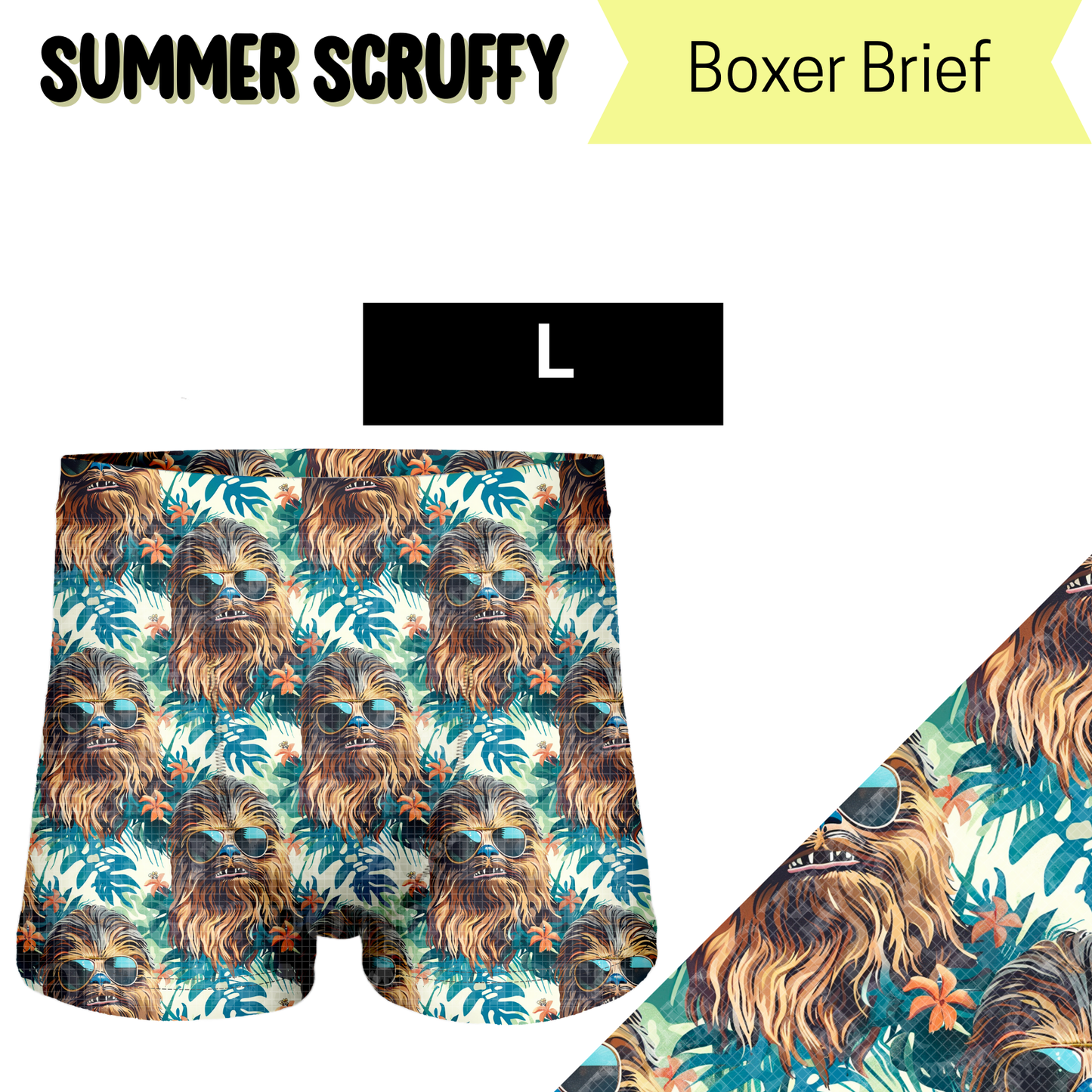Summer Scruffy Boxer Briefs