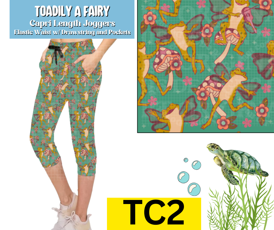 Toadily A Fairy Jogger Capri