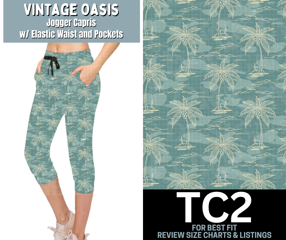 Vintage Oasis Jogger Capri