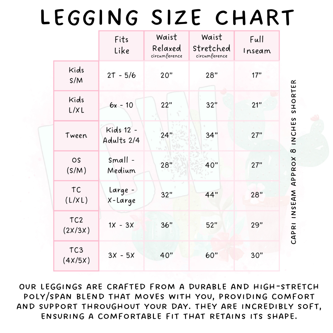 Ready to Ship - Horror Pink Capri Length Leggings - TC2 Sport Pocket