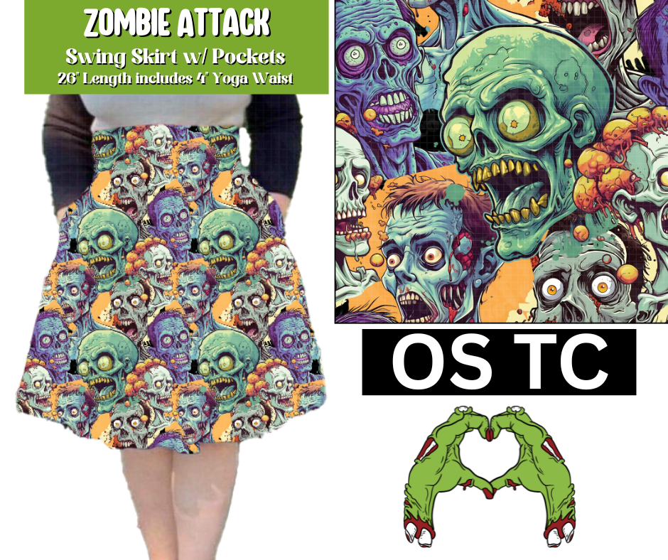 Zombie Attack Swing Skirt