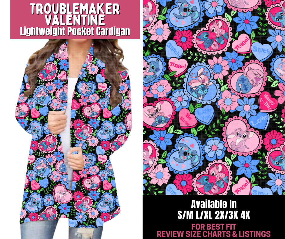 Preorder! Closes 11/10. ETA Jan. Troublemaker Valentine Pocket Cardigan