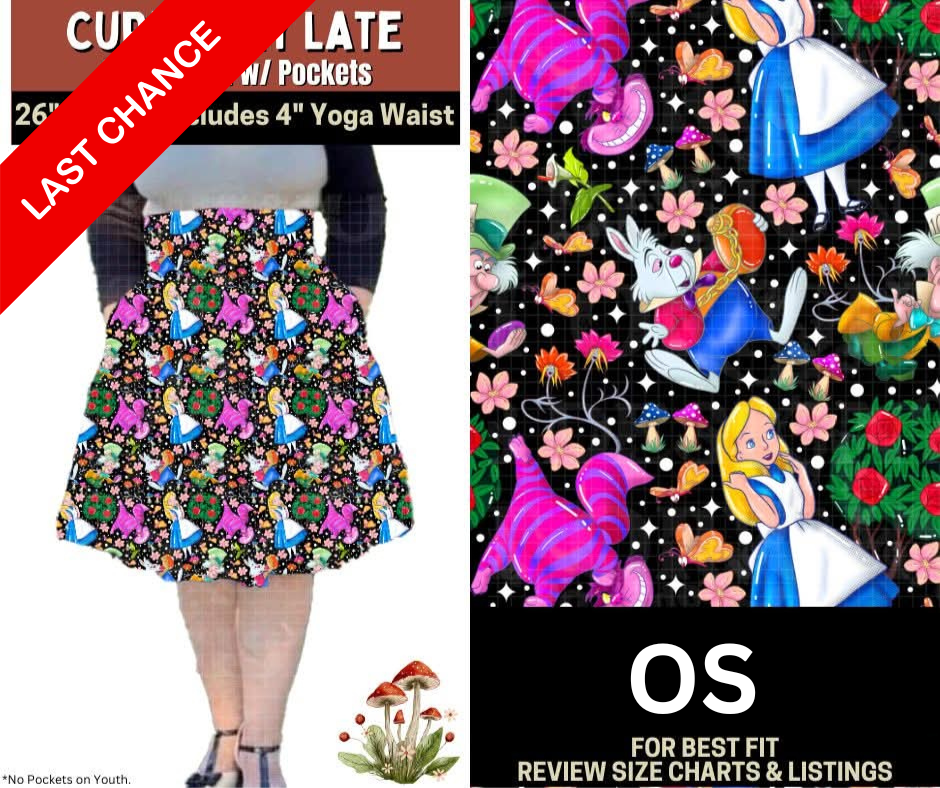 Curiously Late Swing Skirt