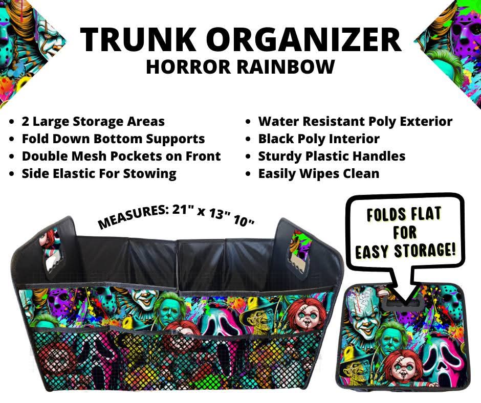 Horror Rainbow Trunk Organizer