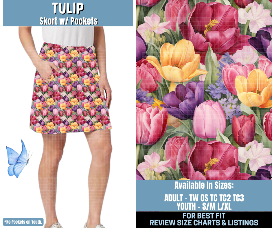Preorder! Closes 1/15. ETA April. Tulip Skort