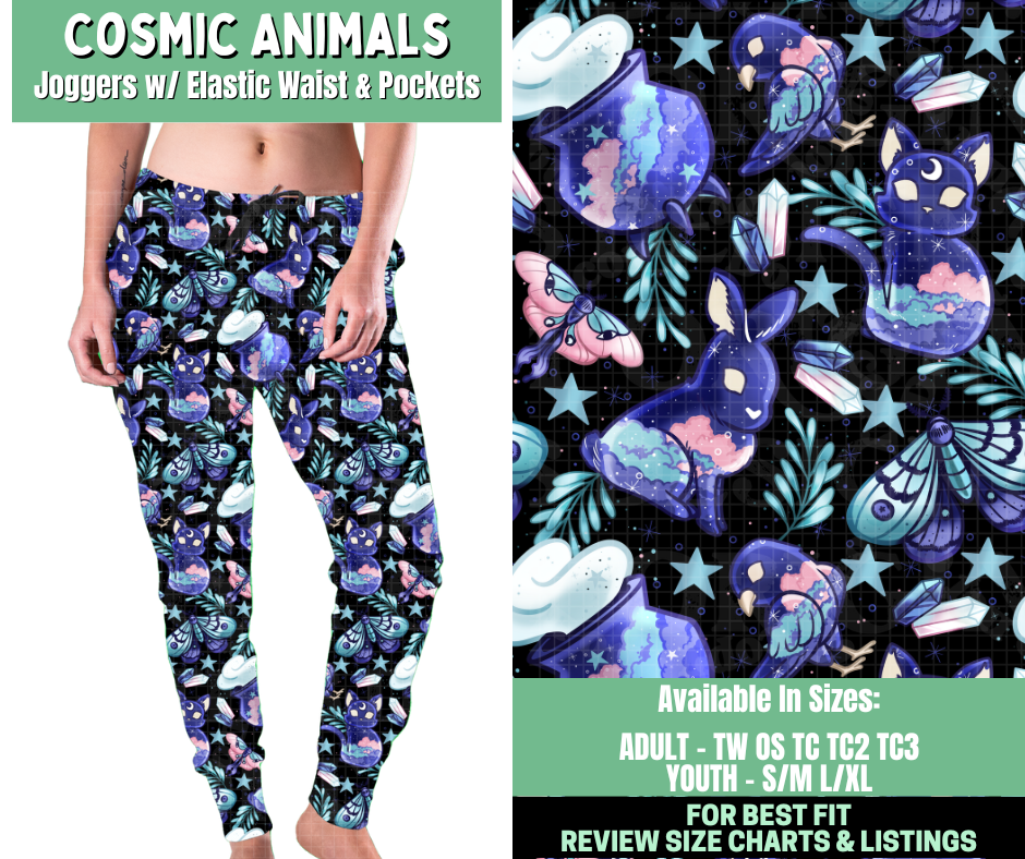 Preorder! Closes 1/7. ETA March. Cosmic Animals Joggers
