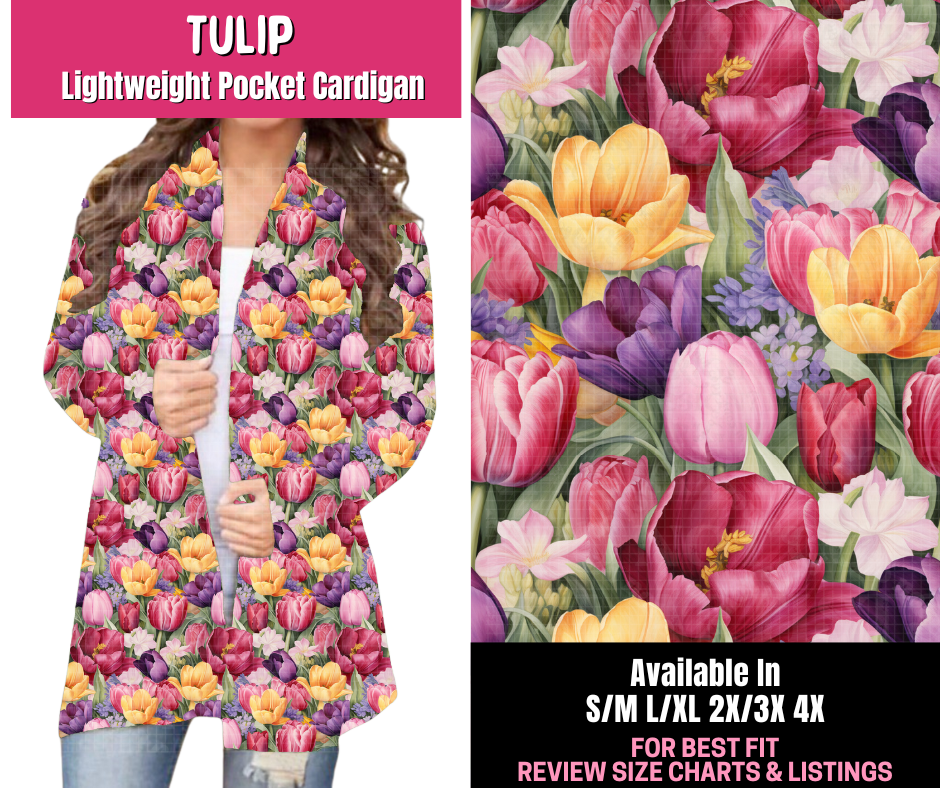 Preorder! Closes 1/1. ETA March. Tulip Pocket Cardigan