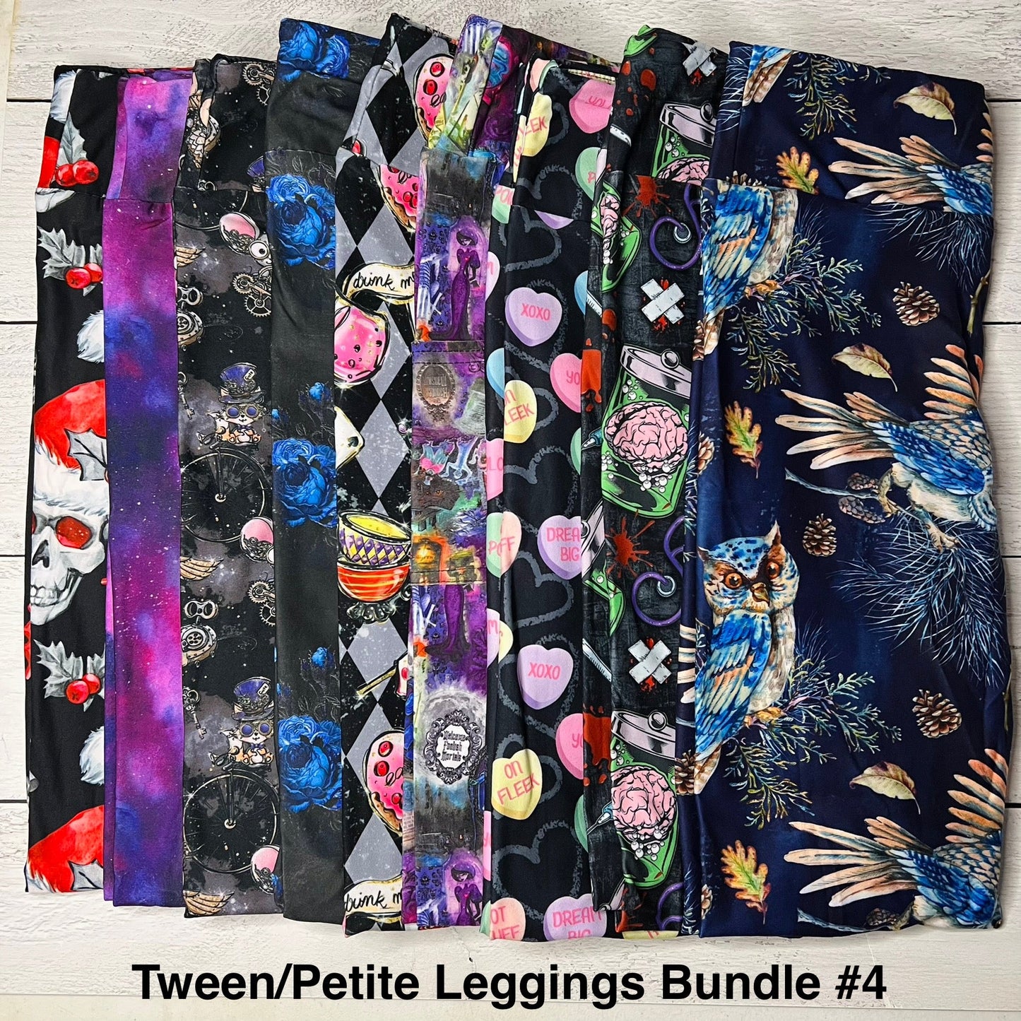 Tween - Petite Adult Leggings Bundle - 4