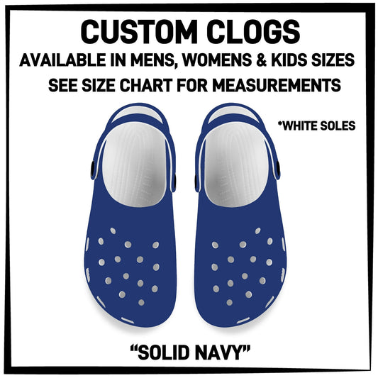 C8LG - Solid Navy Custom Clogs - Preorder Closing 6/10 ETA: Mid-Aug