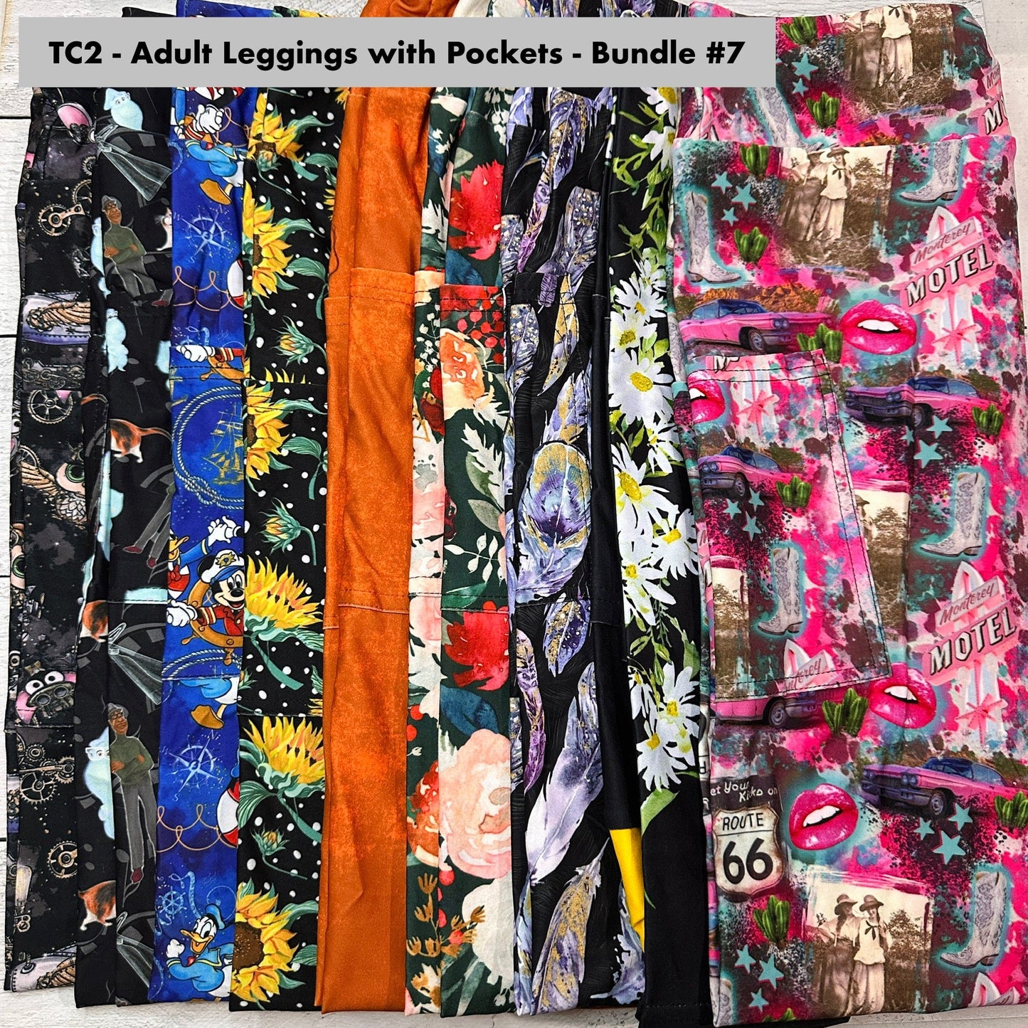 TC2 - Adult Leggings with Pockets Bundle - 7