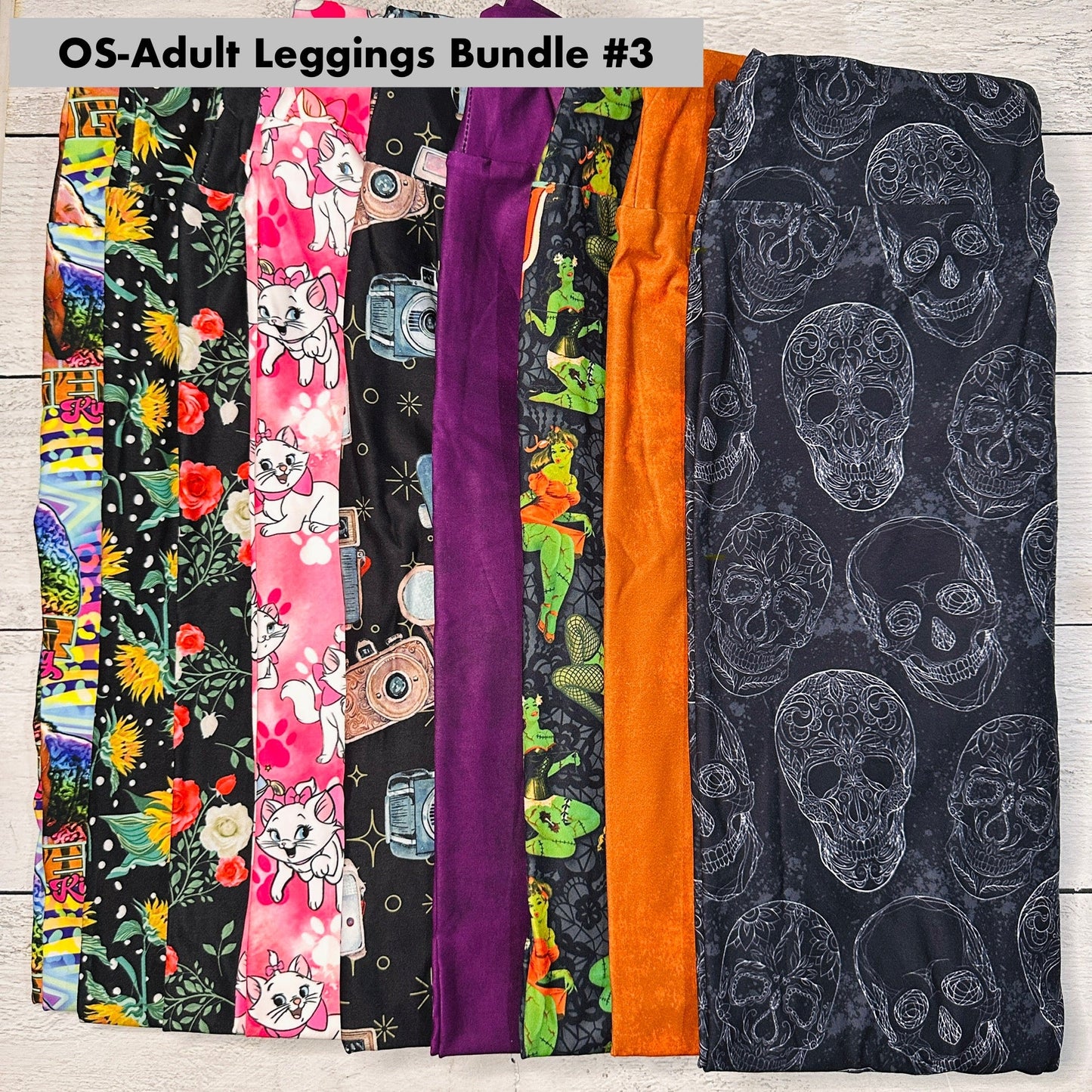 OS - Adult Leggings Bundle - 3