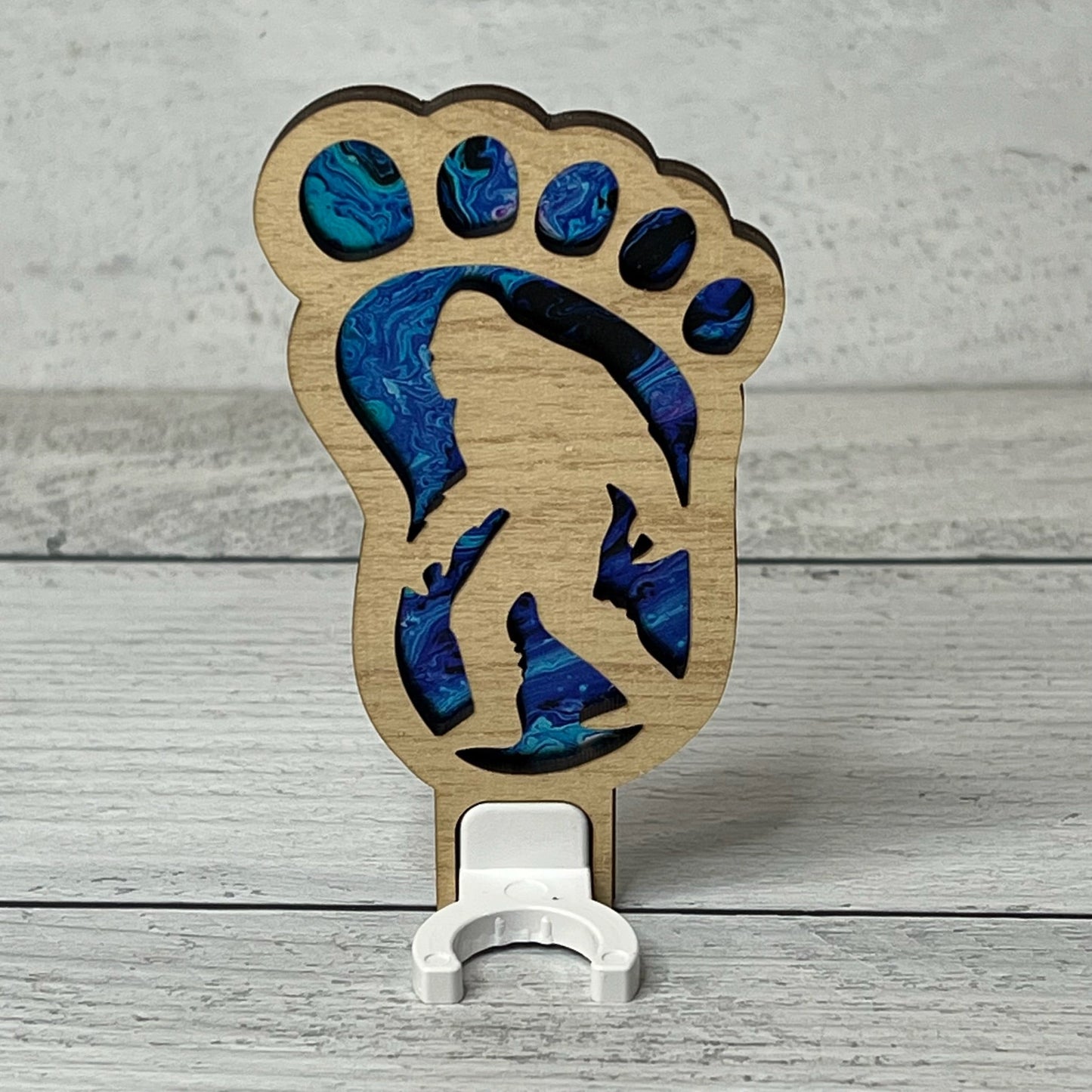Bigfoot Foot Print - Sasquatch - Handcrafted Night Light