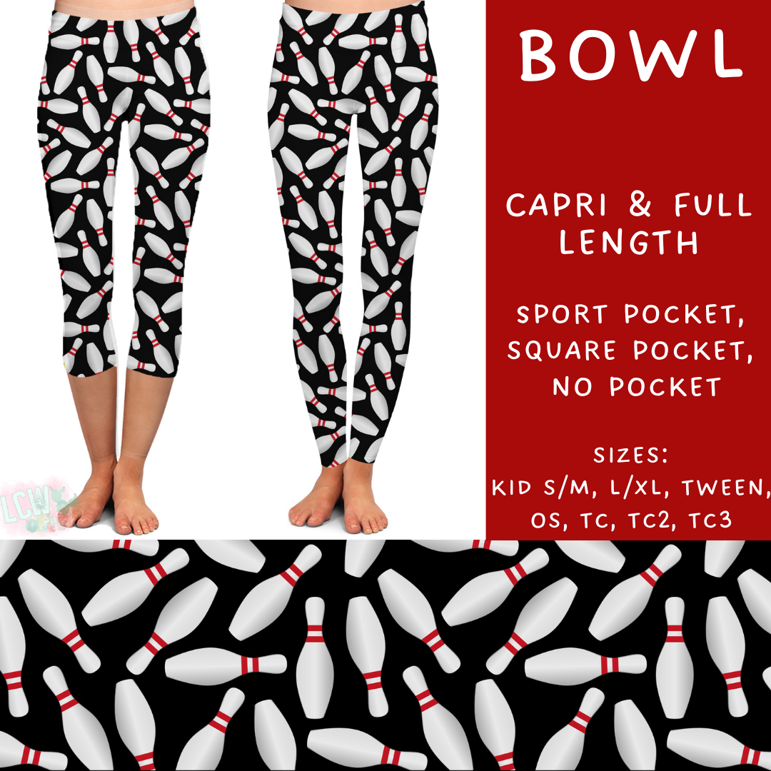 Ready To Ship - Bowl Full and Capri Length Leggings
