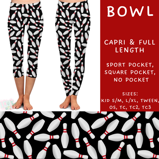 Ready To Ship - Bowl Full and Capri Length Leggings