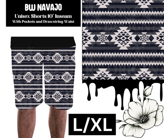 BW Navajo Unisex Shorts