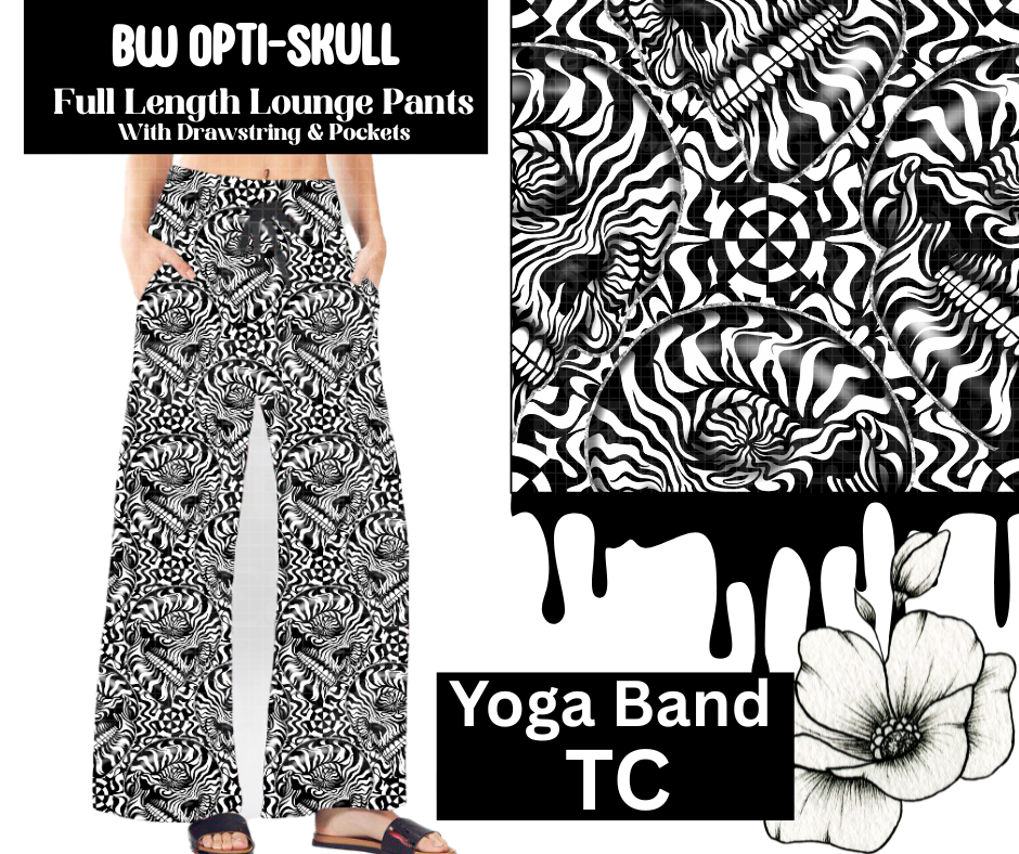 BW Opti-Skull Full Length Lounge Pants