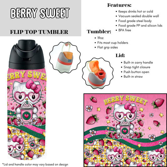 Berry Sweet Flip Top Tumbler