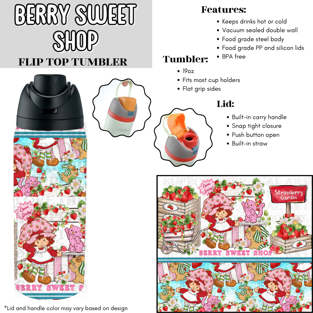 Berry Sweet Shop Flip Top Tumbler