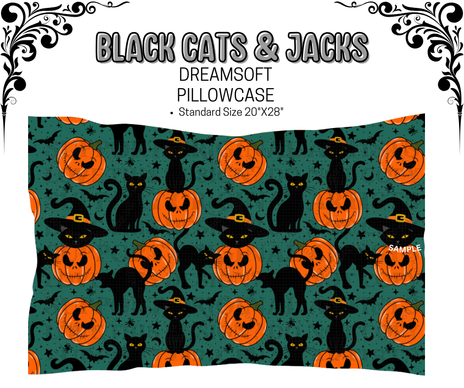 Black Cats & Jacks Dreamsoft Pillowcases