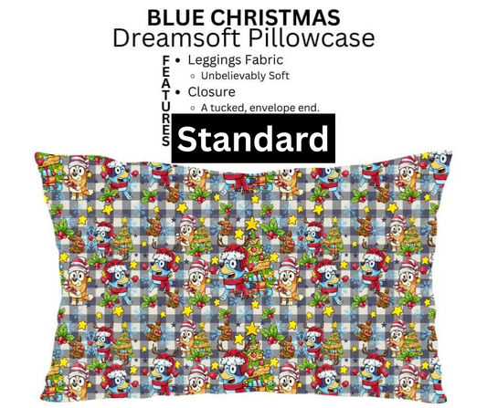 Blue Christmas Dreamsoft Pillowcase