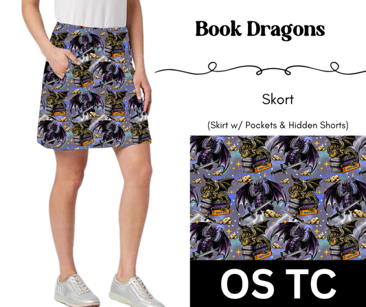 Book Dragons Skort