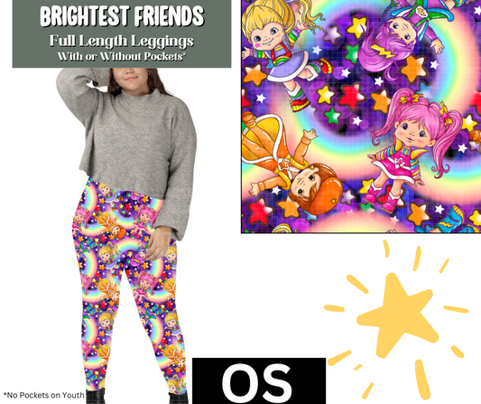 Brightest Friends Full Length Leggings w/ Pockets