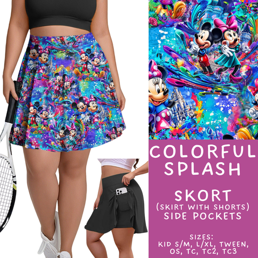 Batch #360 - Magical Faves 13 - Closes 6/23 - ETA late August - Colorful Splash Skort
