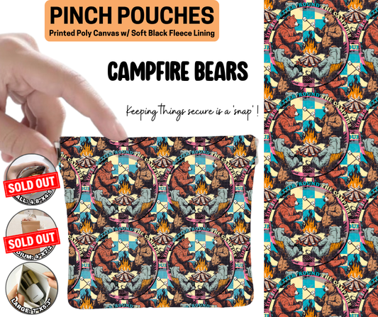 Campfire Bears Pinch Pouches